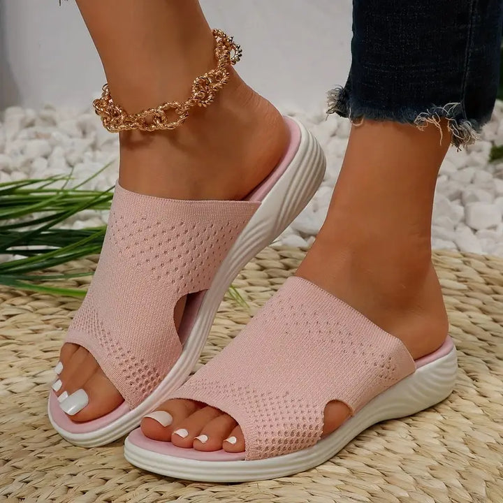 Faith | Womens Orthopedic Slip On Slide Sandals