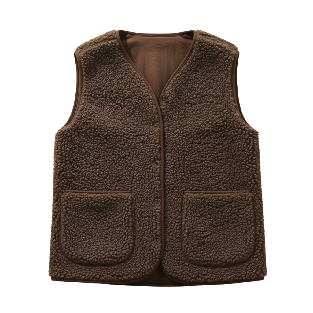 Emily | Women’s Spring Casual Warm Sherpa Vest