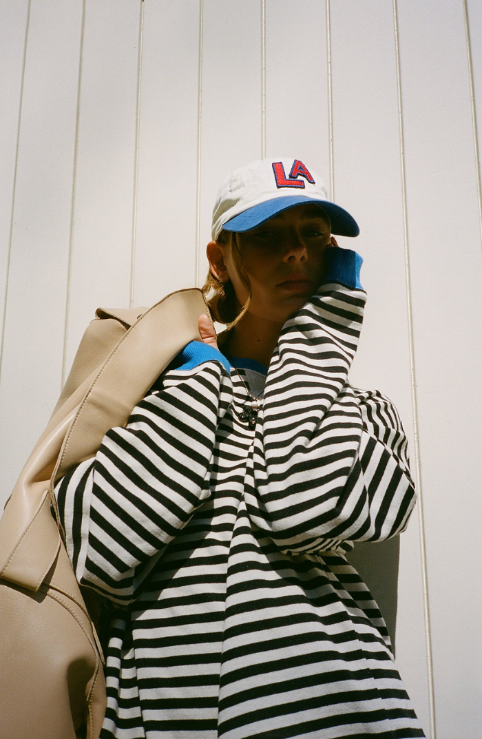 Olivia | Women Spring Striped Crewneck Sweater