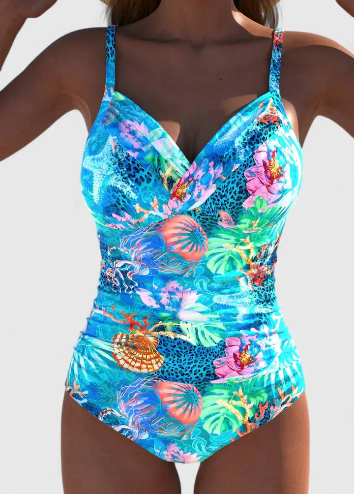 Emma | Women’s Luxury Printed Beach Swimsuit