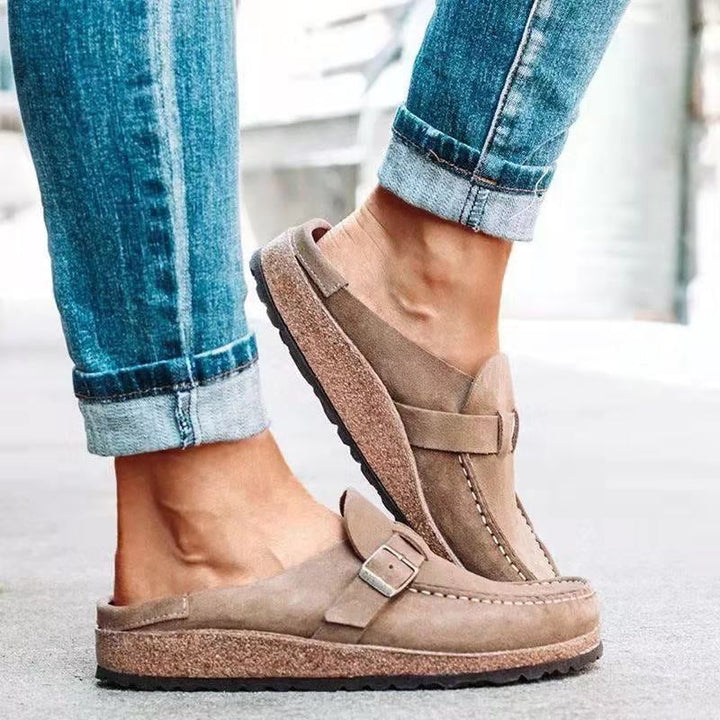 Eleanor | Womens Buckle Slip On Loafers