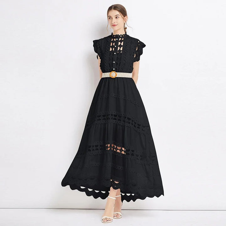 Lisette | Elegant Sleeveless Lace Dress