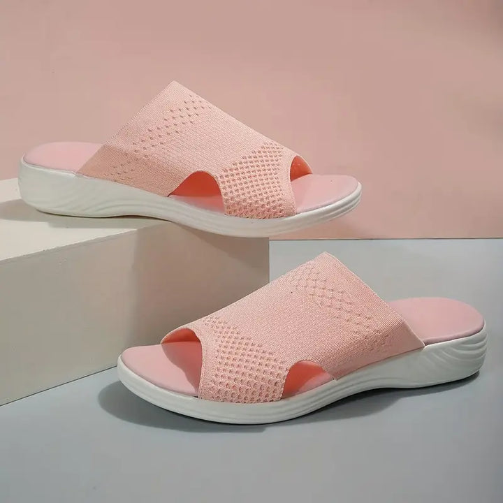 Faith | Womens Orthopedic Slip On Slide Sandals
