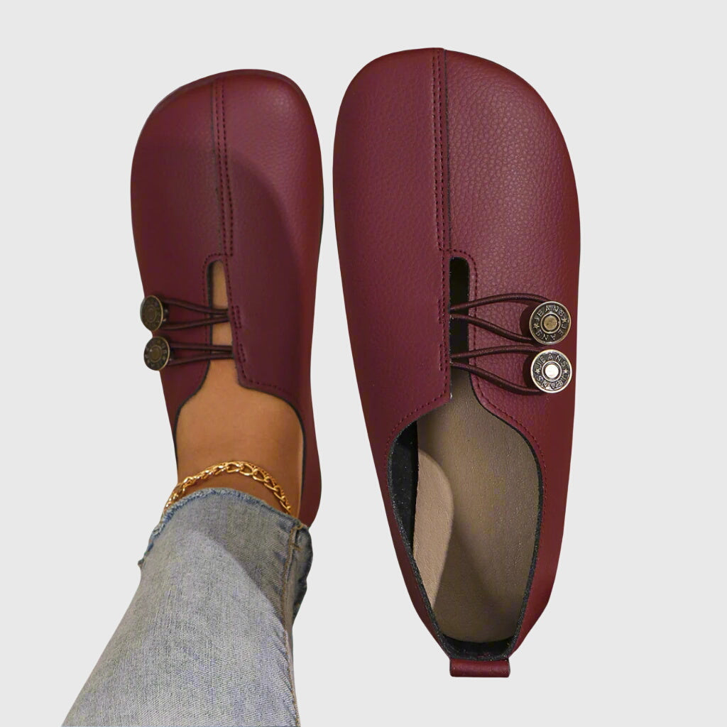 Catherine | Women Spring Casual Slip-On Button Flats