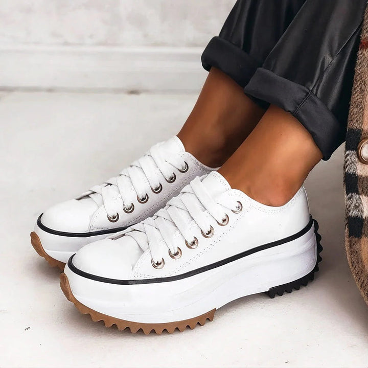 Bella | Women Casual Lace Up Platform Everyday Sneakers