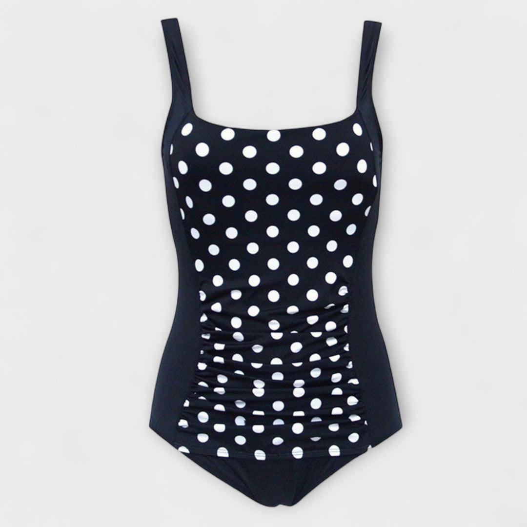 Faye | Women’s Retro Square Neck Padded Swimsuit