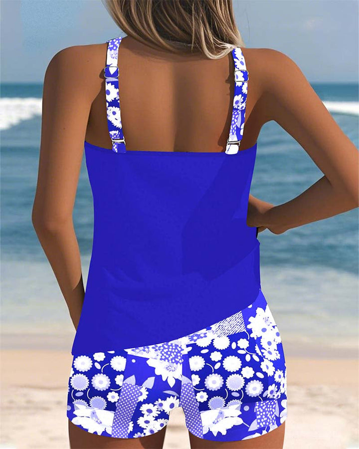 Darcey | Women Floral Print Tankini Swim Set