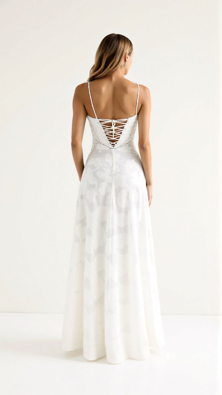 Amelia | Women’s Wedding Guest Slip Maxi Dress