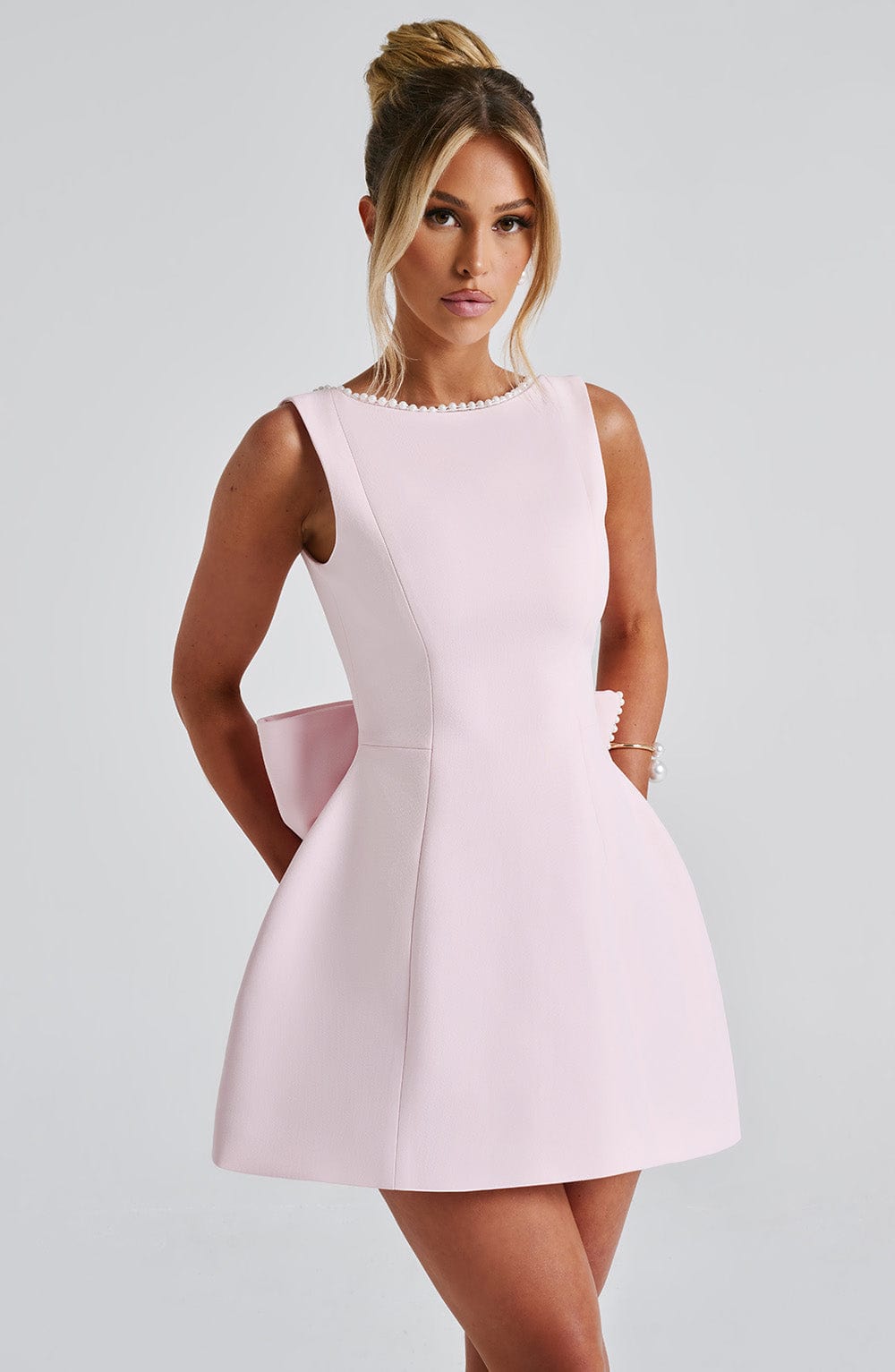 Catherine | Women's Wedding Guest Structured Mini Dress