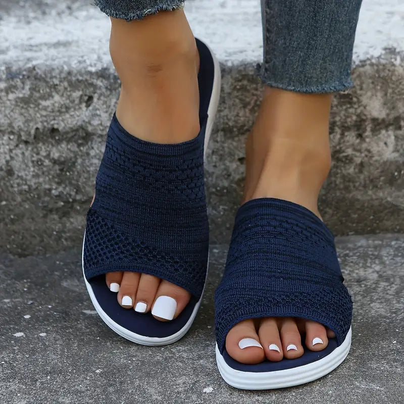 Faith | Womens Orthopedic Slip On Slide Sandals