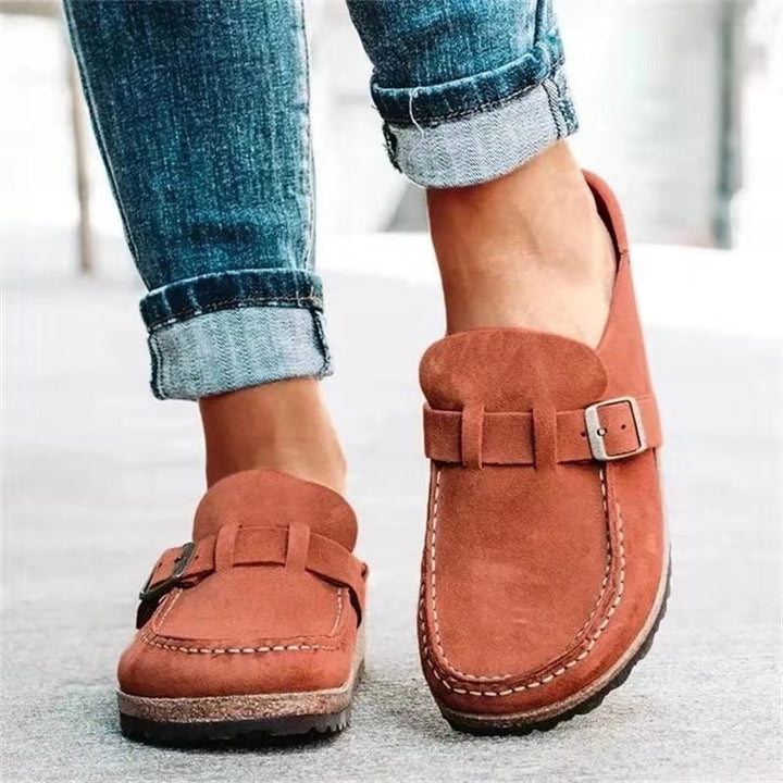 Eleanor | Womens Buckle Slip On Loafers