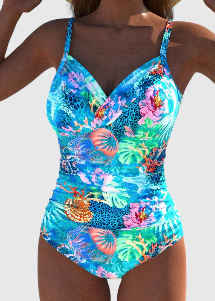 Emma | Women’s Luxury Printed Beach Swimsuit