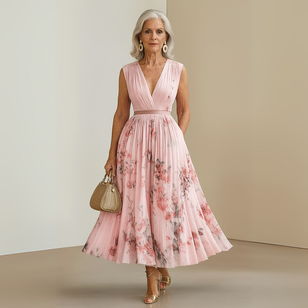 Jasmine | Women’s Flowy Sleeveless Summer Maxi Dress