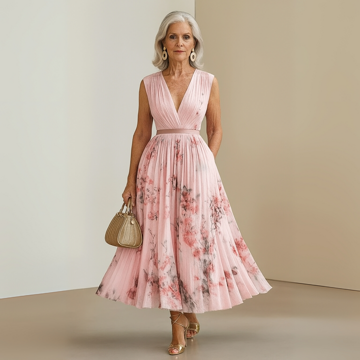 Jasmine | Women’s Flowy Sleeveless Summer Maxi Dress