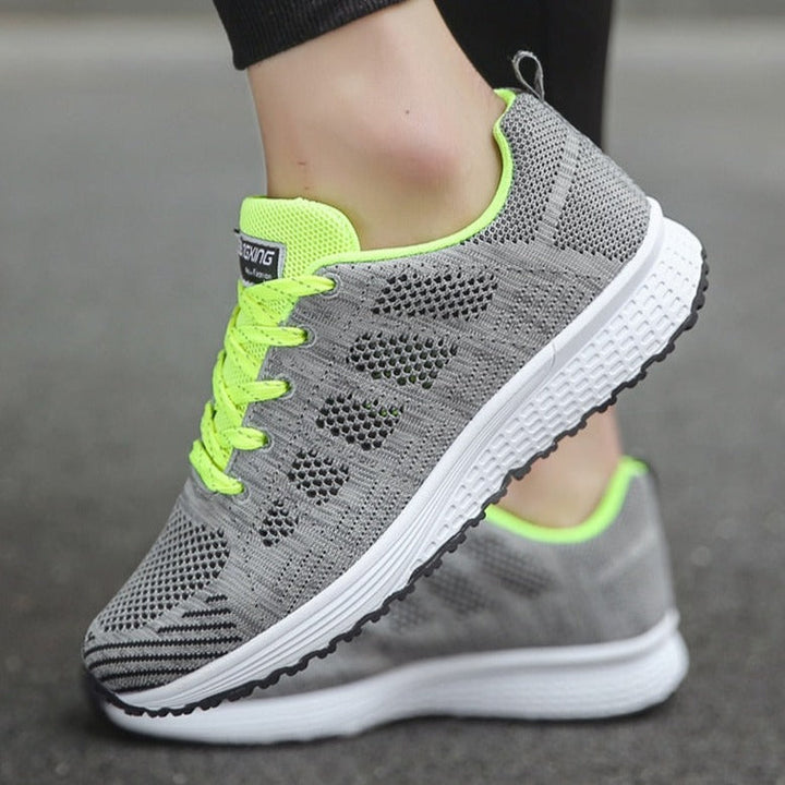 Elizabeth | Womens Lace Up Casual Walking Sneakers