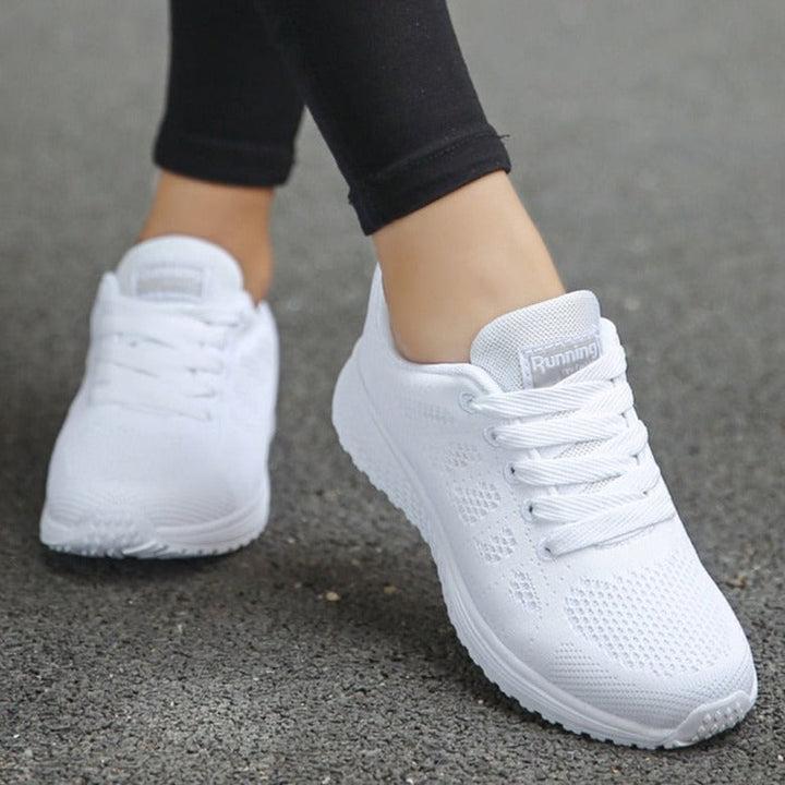Elizabeth | Womens Lace Up Casual Walking Sneakers