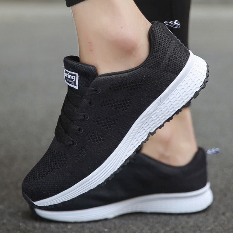 Elizabeth | Womens Lace Up Casual Walking Sneakers