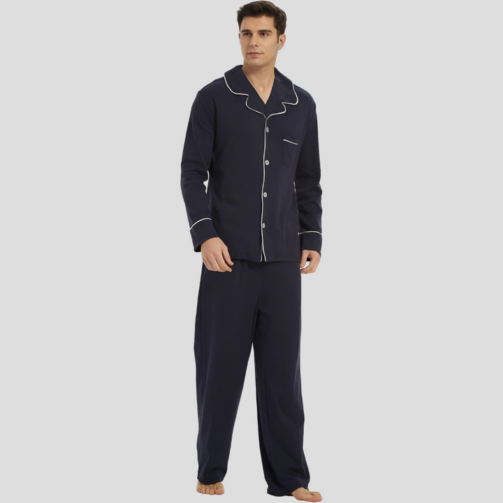 Andrew | Men’s Long Sleeve Classic Pajama Set