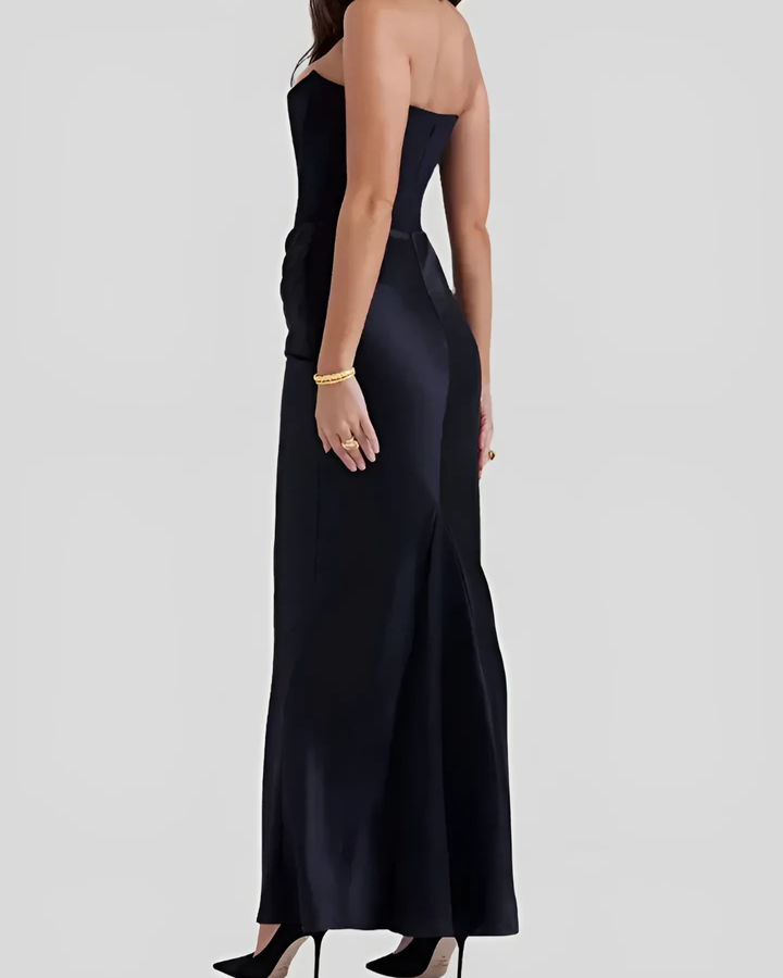Lauren | Women’s Wedding Guest Draped Maxi Dress