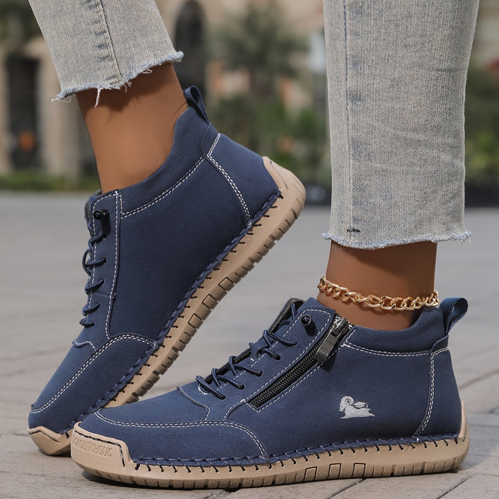 Clara | Women Spring Zip Up Walking Sneakers
