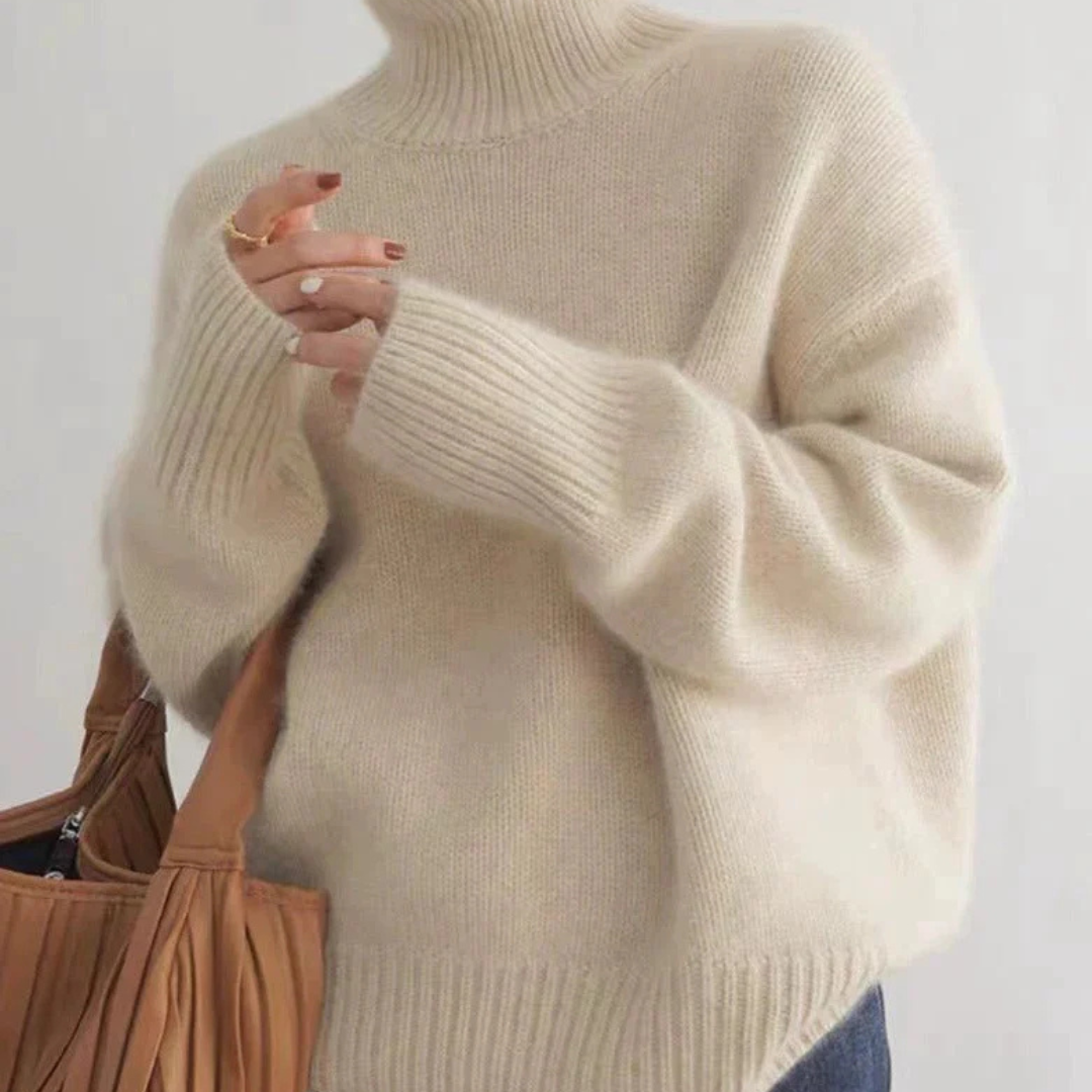 Amelia | Women’s Turtleneck Oversized Casual Sweater
