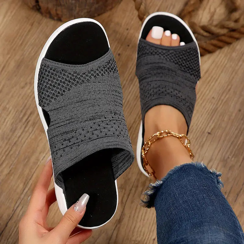 Faith | Womens Orthopedic Slip On Slide Sandals