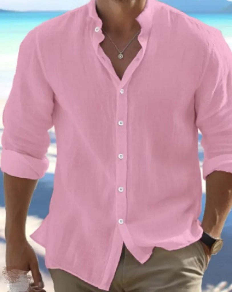 Zachary | Men’s Casual Button Up Summer Shirt