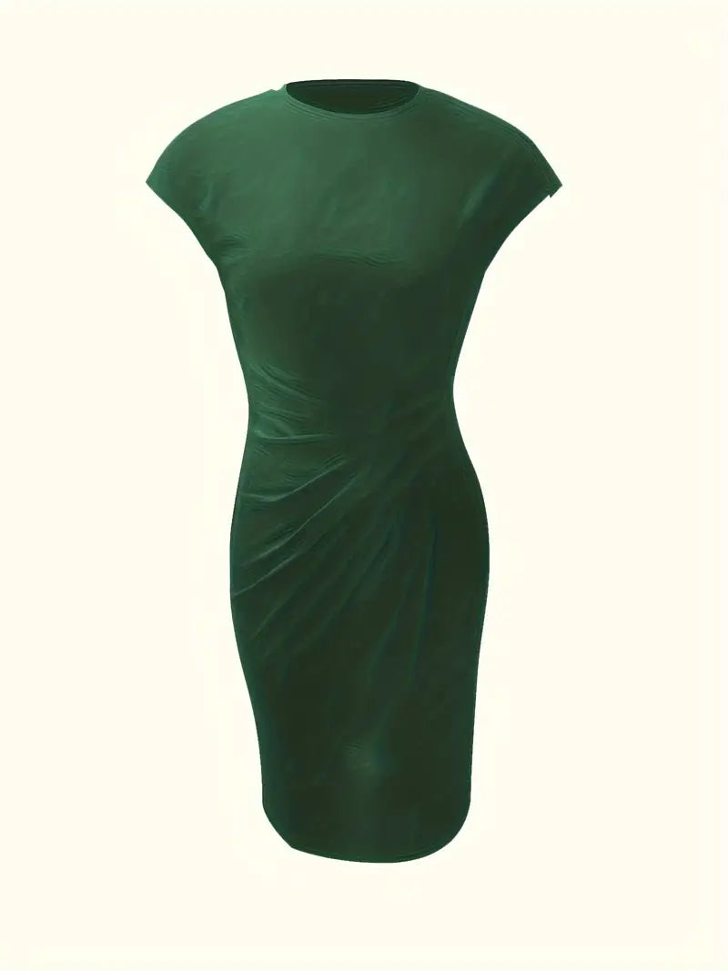 Katie | Women’s Classic Short Sleeve Bodycon Dress
