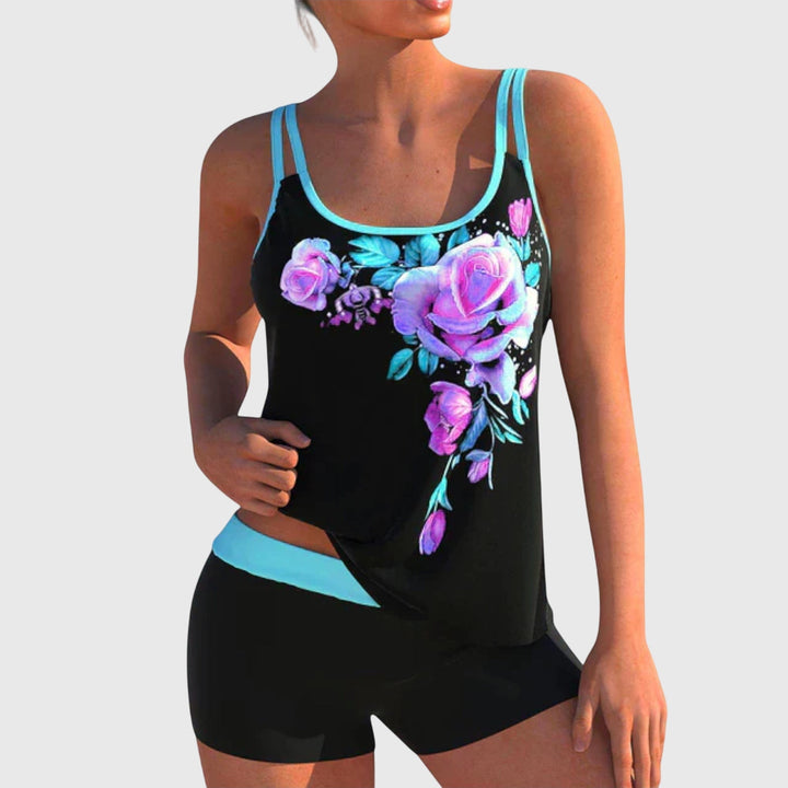Clara | Women’s Floral Print Two-Piece Swimsuit Set