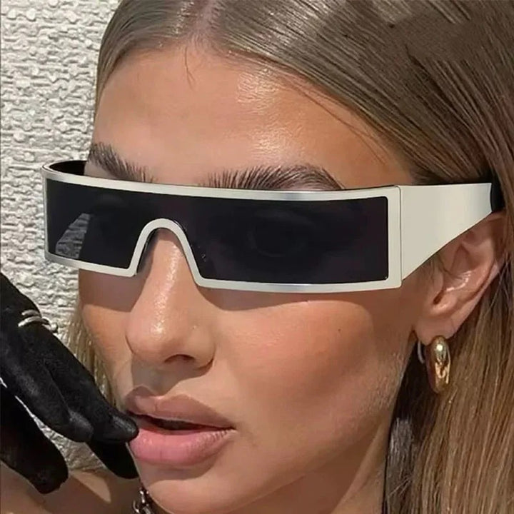 Theo | Sunglasses Futuristic Wraparound Visor Cyberpunk Style