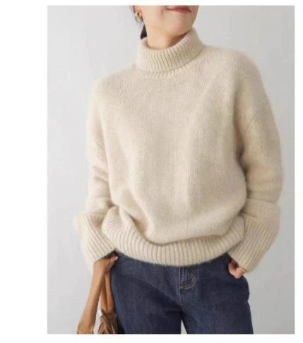 Amelia | Women’s Turtleneck Oversized Casual Sweater