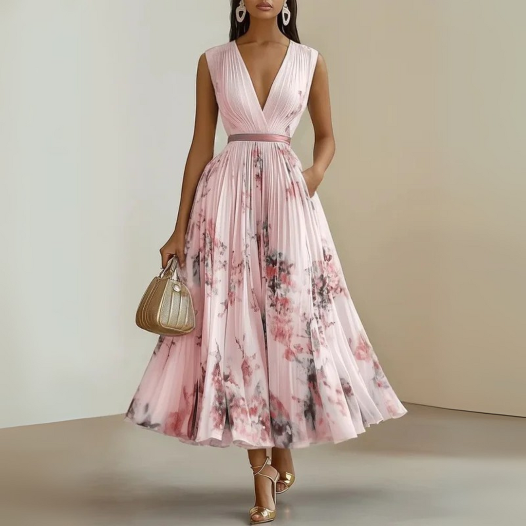 Jasmine | Women’s Flowy Sleeveless Summer Maxi Dress