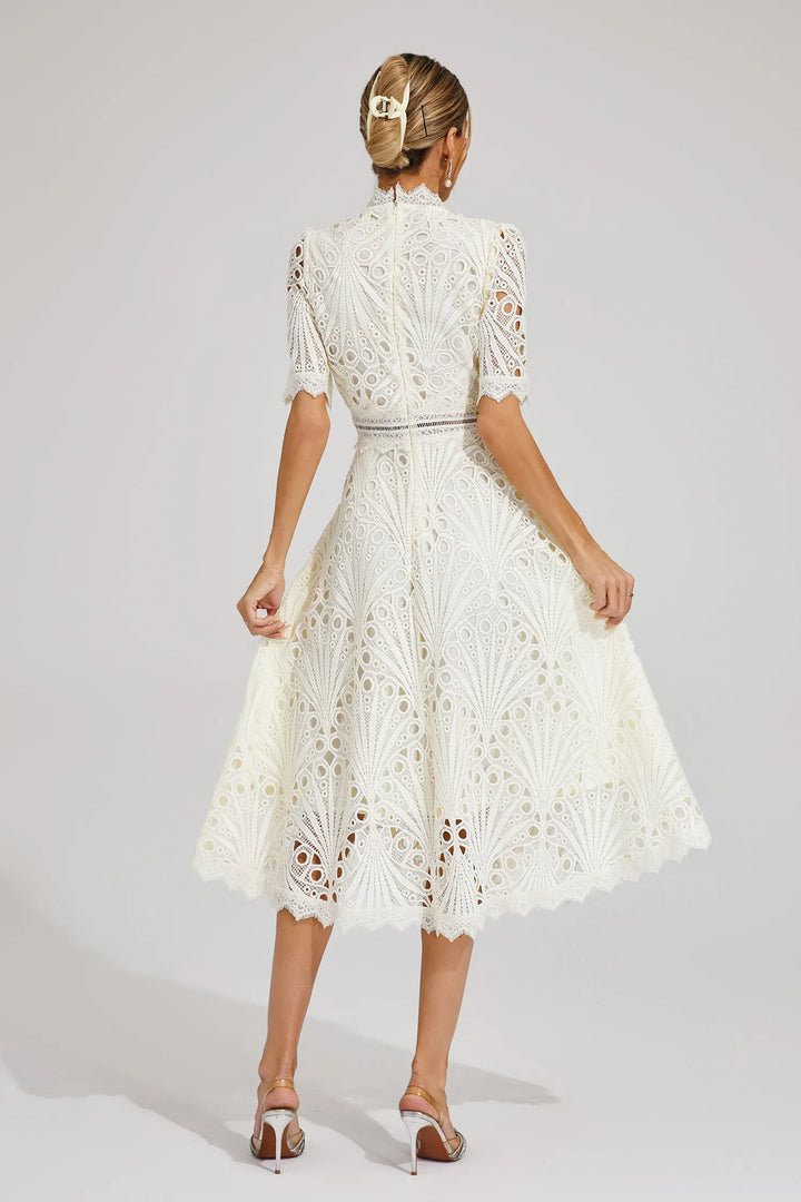 Bonnie | Women’s Chic Lace Midi Dress