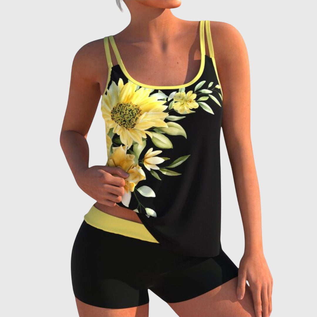 Clara | Women’s Floral Print Two-Piece Swimsuit Set