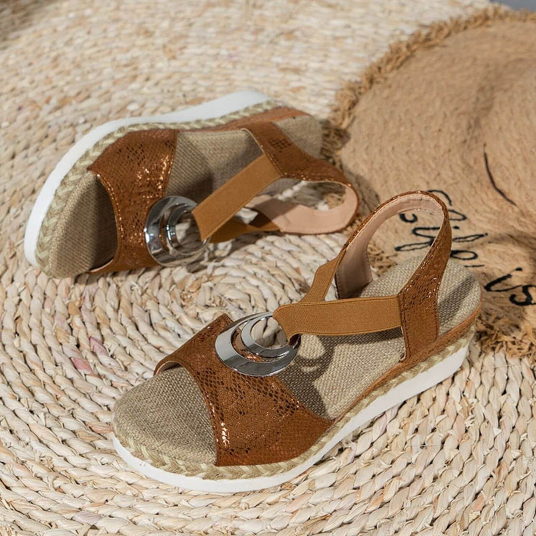 Ava | Womens Platform Ring Strap Sandals