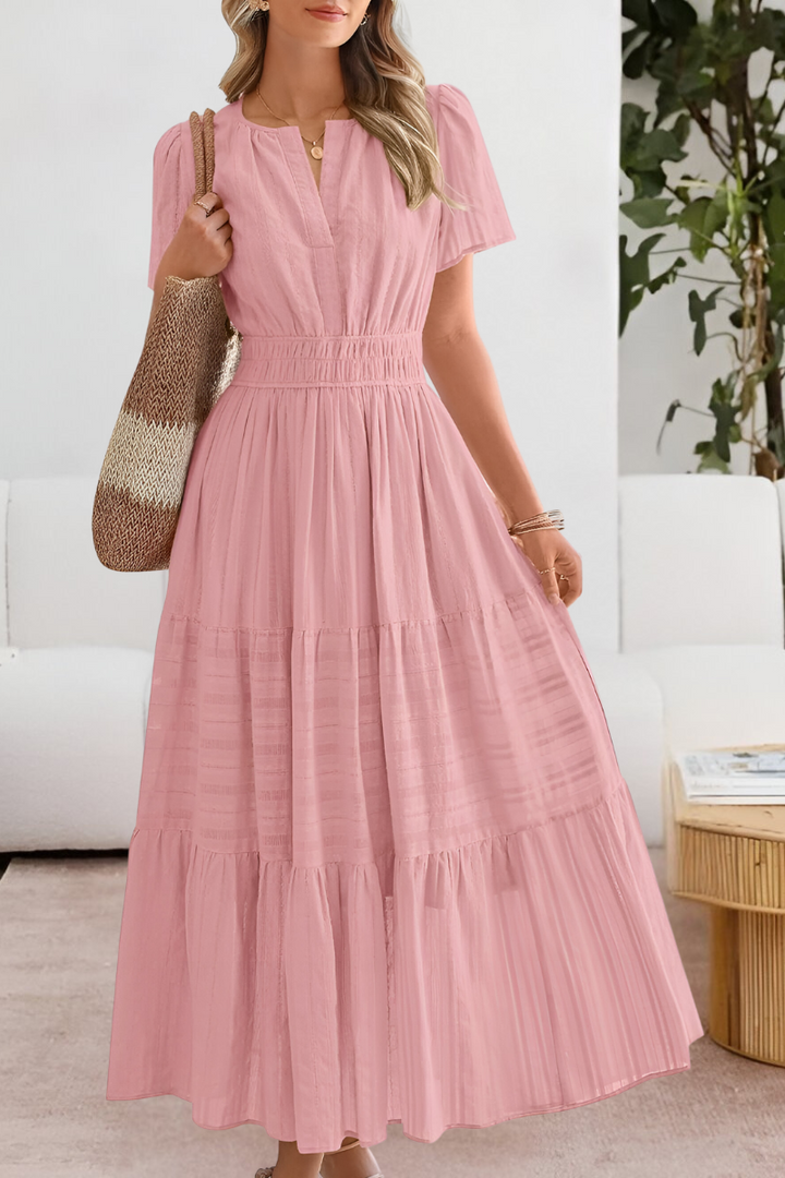Adrianna | Boho Breeze Midi Dress