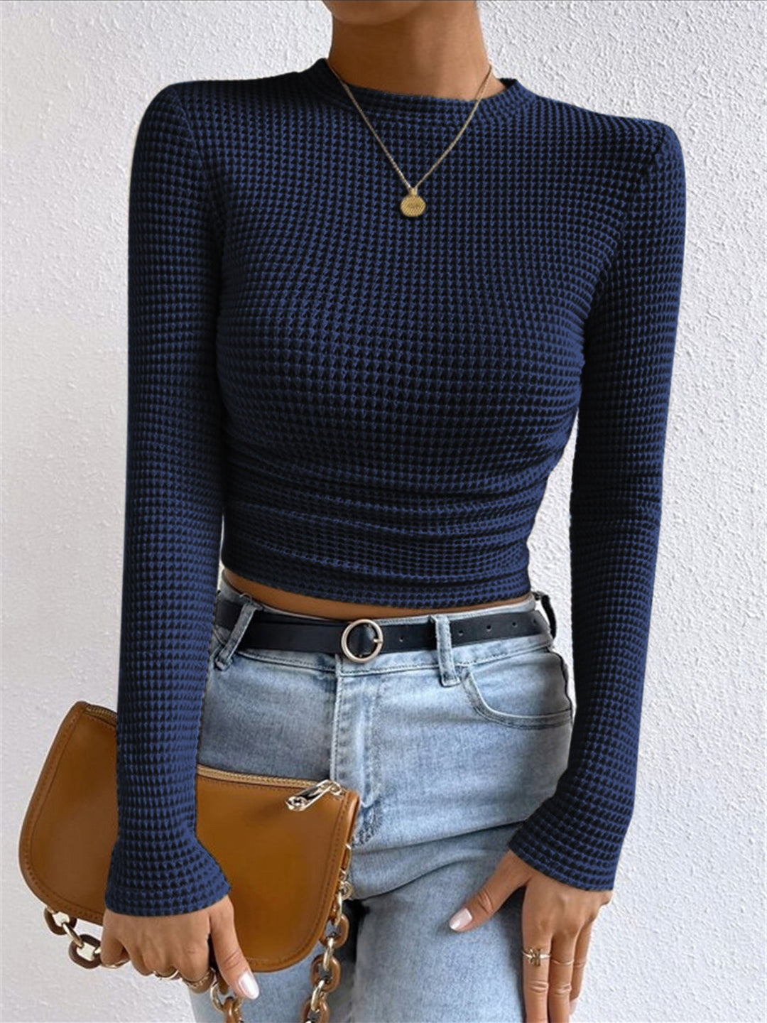 Emma | Women Spring Long Sleeve Crop Top