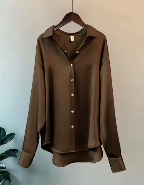 Ruby | Women Classic Button Down Elegant Blouse