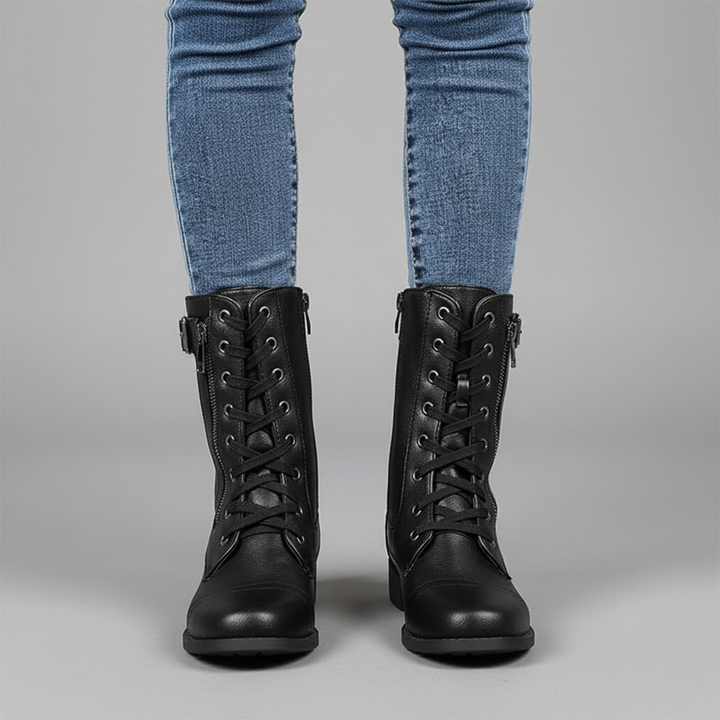 Bonnie | Women’s Orthopedic Ankle Boots with Side Zipper