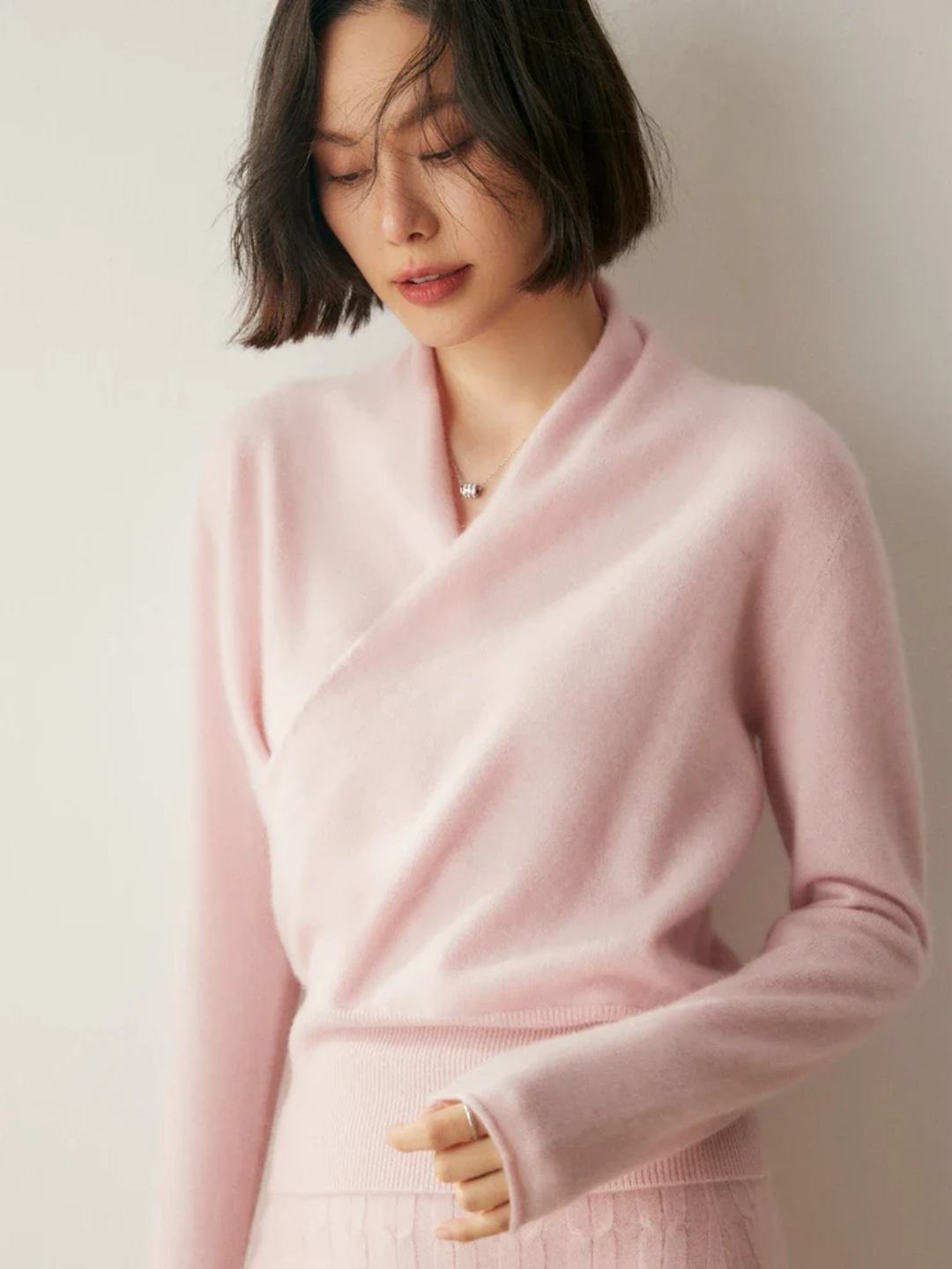 Kate | Women’s Elegant Wrap Crossover Chic Sweater