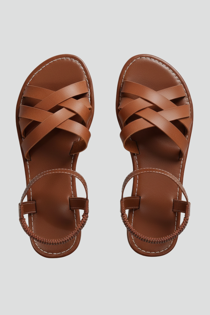 Katie | Women’s Crisscross Strap Ankle Sandals