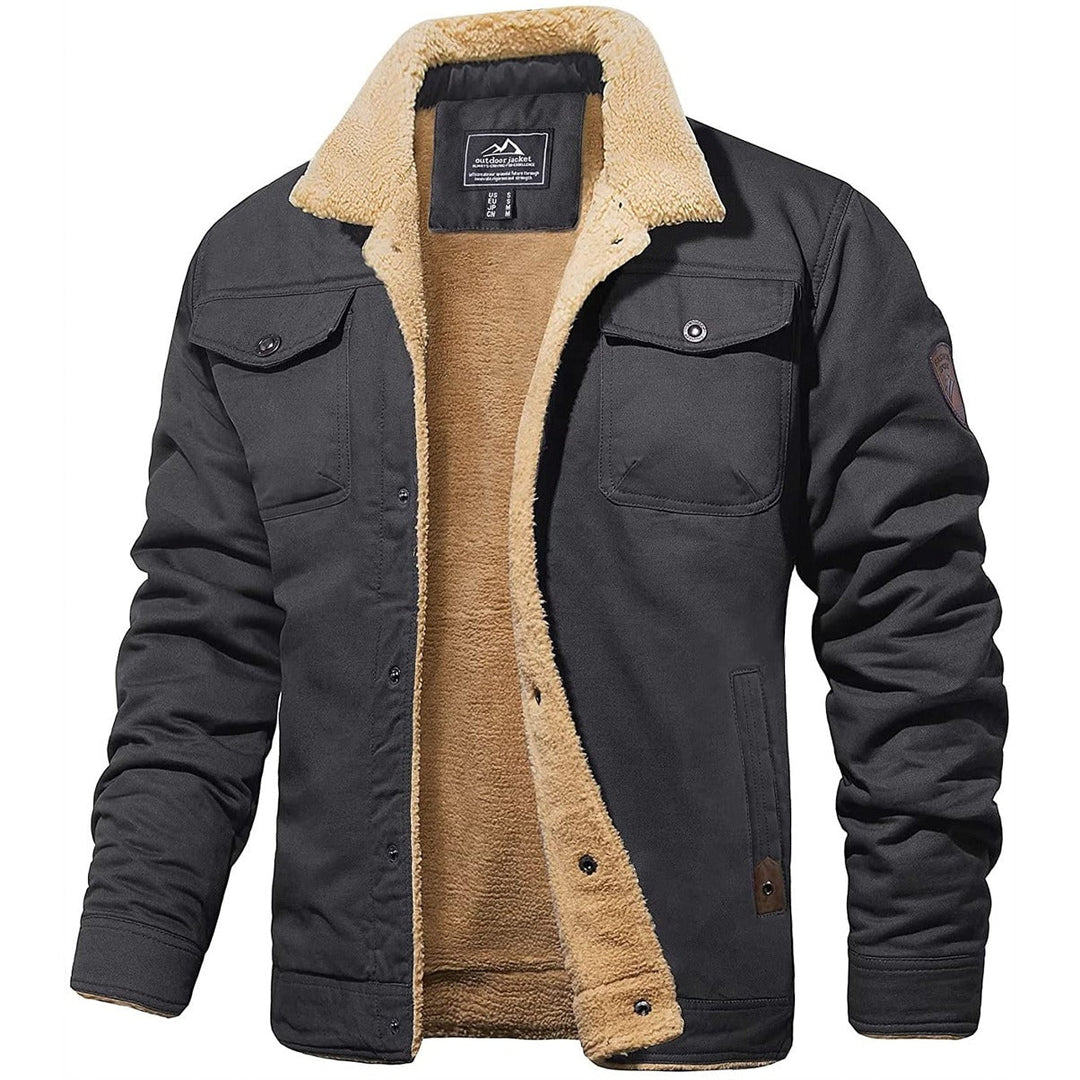Oliver | Men's Warm Sherpa-Lined Winter Jacket