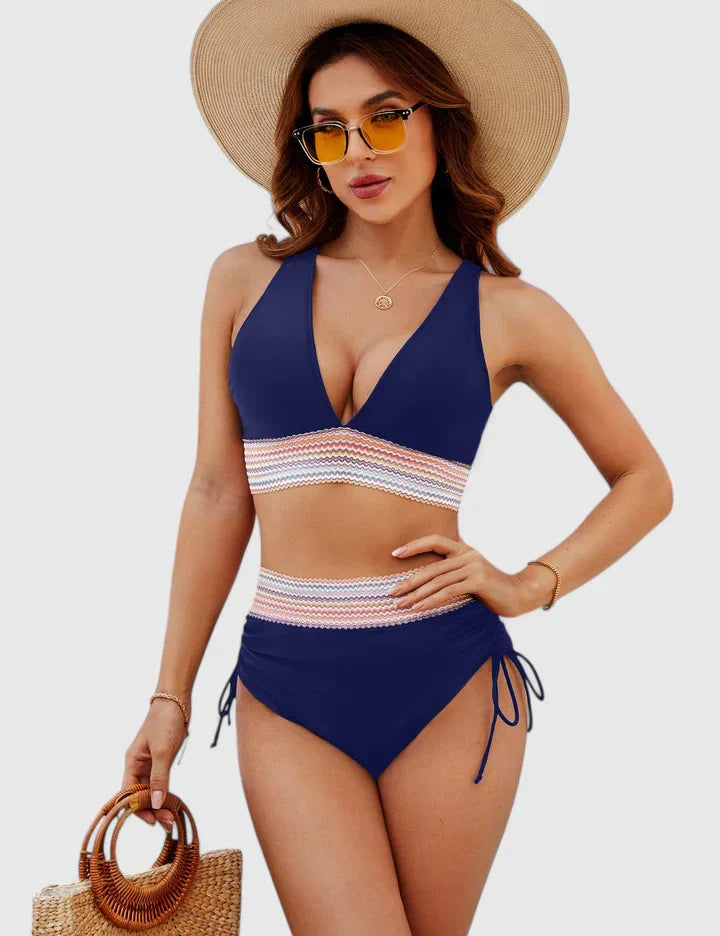 Lily | Women’s High-Waisted Bikini Swimsuit Set