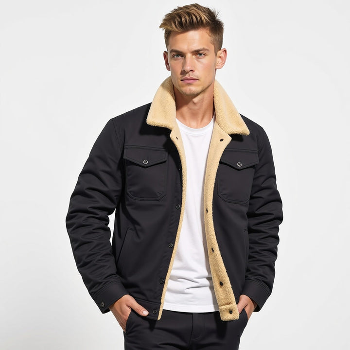 Oliver | Men's Warm Sherpa-Lined Winter Jacket