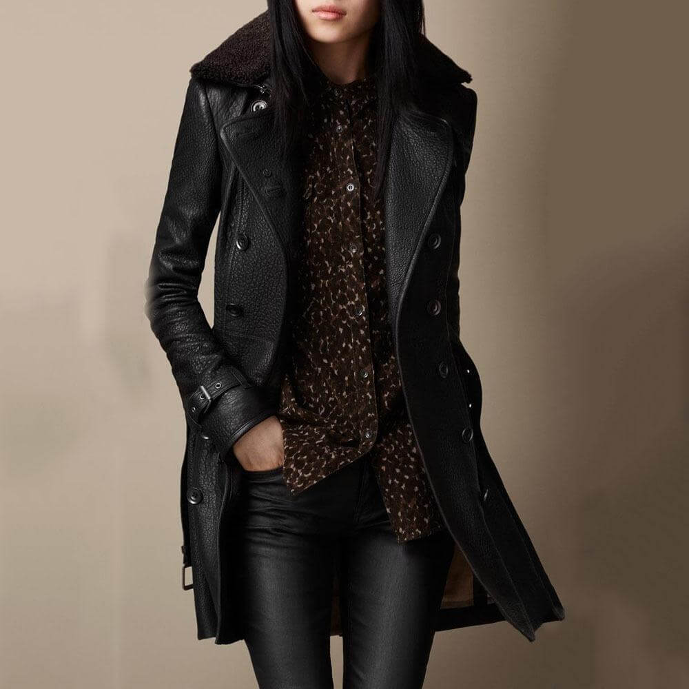 Jasmine | Women’s Trendy Double-Breasted Coat