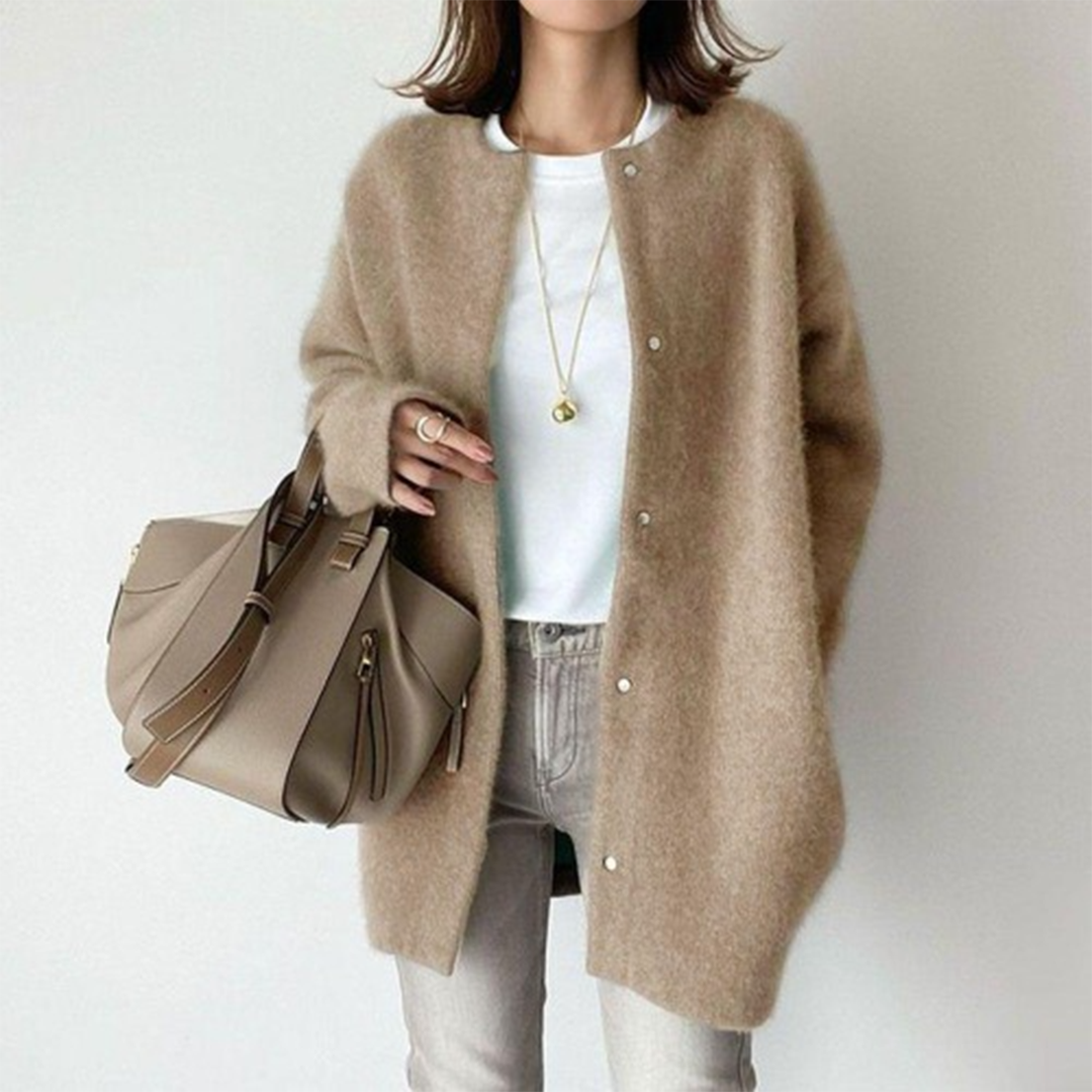 Catherine | Women’s Soft Relaxed Fit Long Cardigan