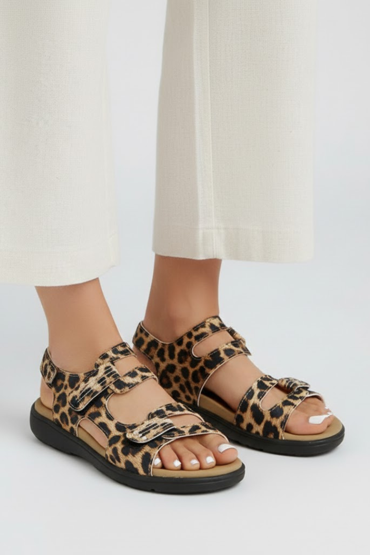 Ovrin | Women’s Heeled Sandals Multi Strap Toe