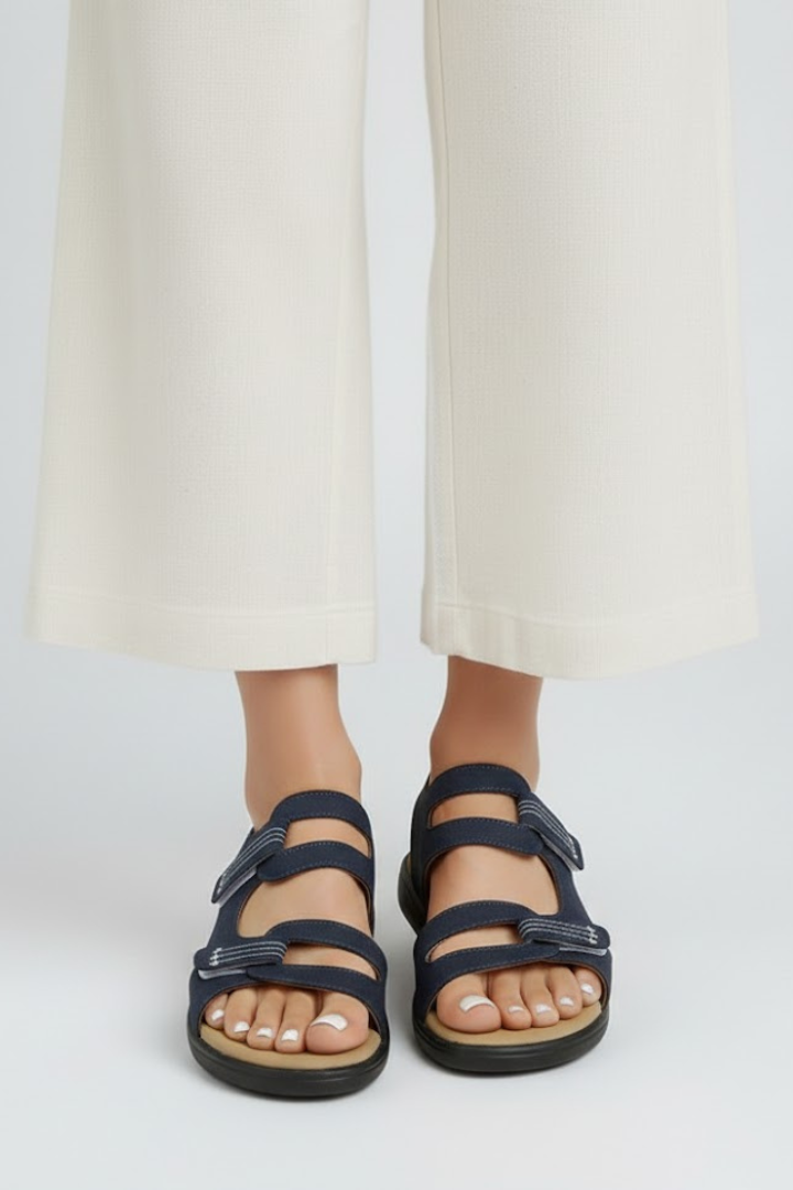 Ovrin | Women’s Heeled Sandals Multi Strap Toe