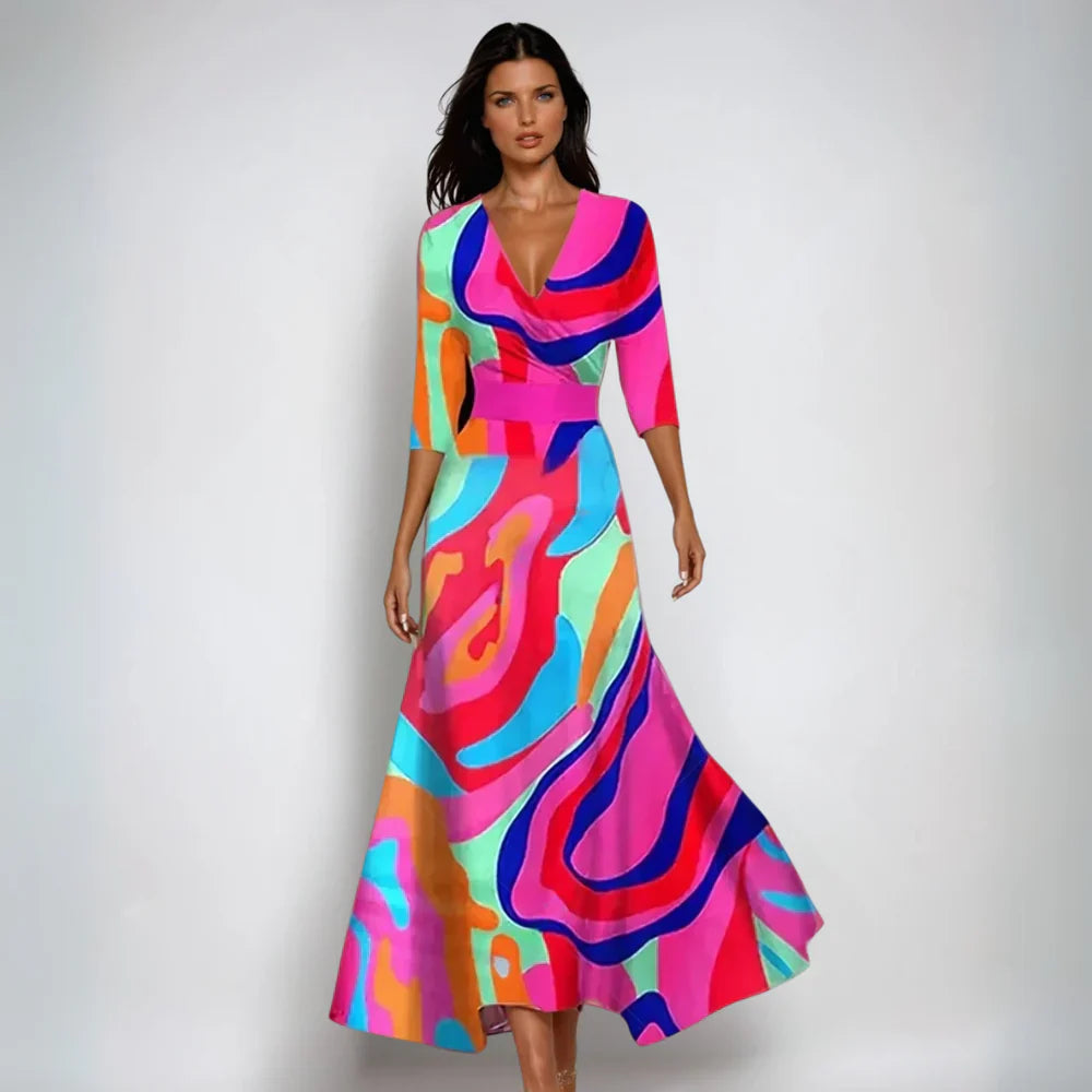 Lynor | Elegant Floral Dress