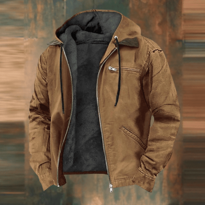 Elliot | Men’s Hooded Zip-Up Winter Casual Jacket